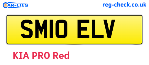 SM10ELV are the vehicle registration plates.