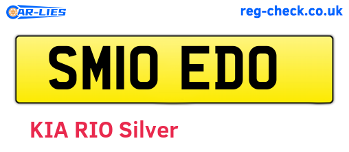 SM10EDO are the vehicle registration plates.
