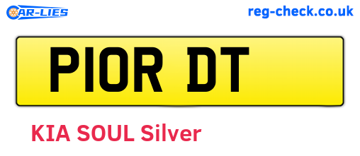 P10RDT are the vehicle registration plates.