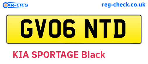 GV06NTD are the vehicle registration plates.