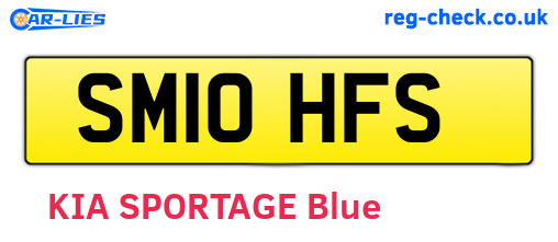 SM10HFS are the vehicle registration plates.