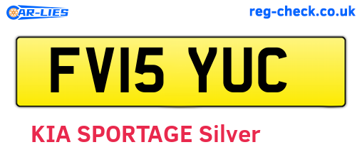 FV15YUC are the vehicle registration plates.