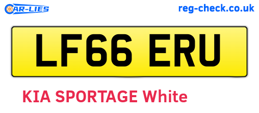 LF66ERU are the vehicle registration plates.