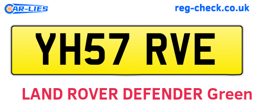 YH57RVE are the vehicle registration plates.