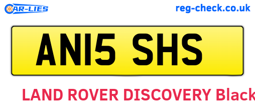 AN15SHS are the vehicle registration plates.