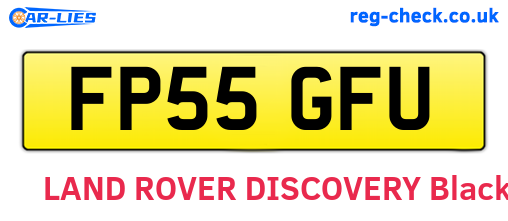 FP55GFU are the vehicle registration plates.