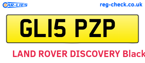 GL15PZP are the vehicle registration plates.
