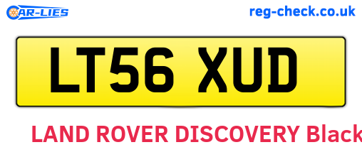 LT56XUD are the vehicle registration plates.