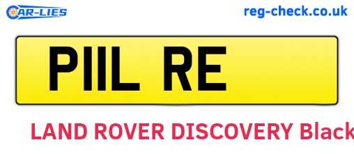 P11LRE are the vehicle registration plates.