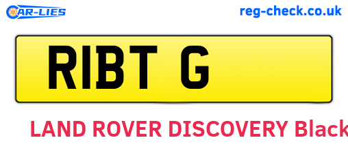 R1BTG are the vehicle registration plates.