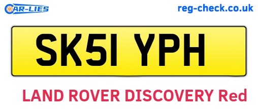 SK51YPH are the vehicle registration plates.
