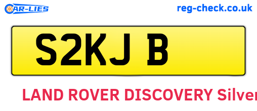 S2KJB are the vehicle registration plates.