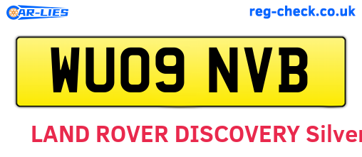 WU09NVB are the vehicle registration plates.