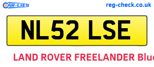NL52LSE are the vehicle registration plates.