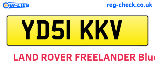 YD51KKV are the vehicle registration plates.