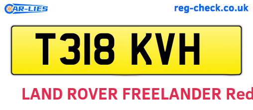 T318KVH are the vehicle registration plates.