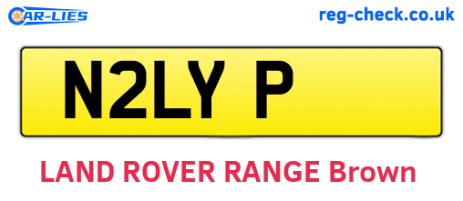 N2LYP are the vehicle registration plates.