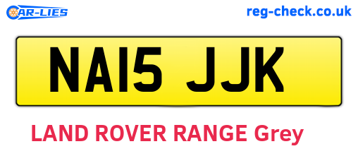 NA15JJK are the vehicle registration plates.