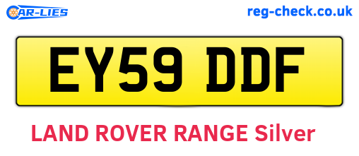 EY59DDF are the vehicle registration plates.