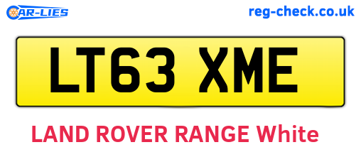 LT63XME are the vehicle registration plates.