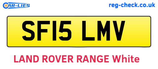 SF15LMV are the vehicle registration plates.