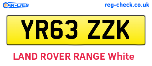 YR63ZZK are the vehicle registration plates.