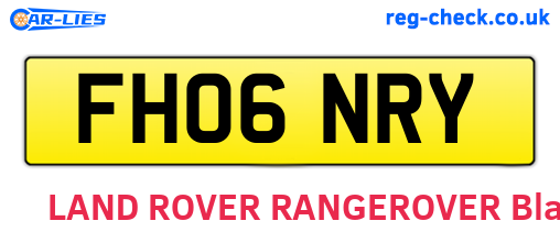 FH06NRY are the vehicle registration plates.