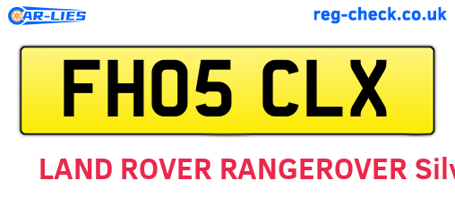 FH05CLX are the vehicle registration plates.