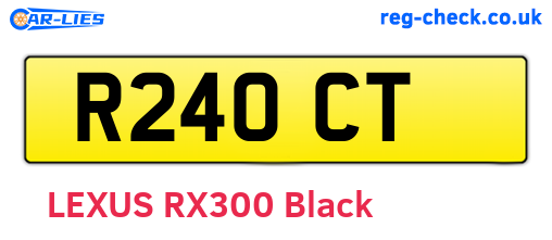 R24OCT are the vehicle registration plates.