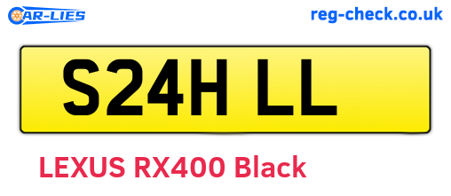 S24HLL are the vehicle registration plates.