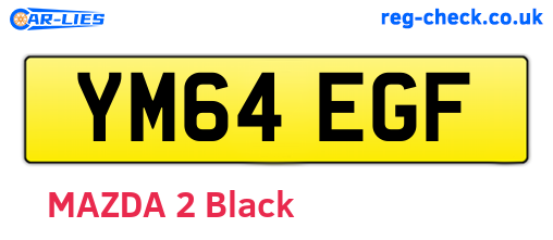 YM64EGF are the vehicle registration plates.