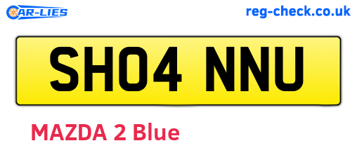 SH04NNU are the vehicle registration plates.