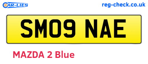 SM09NAE are the vehicle registration plates.
