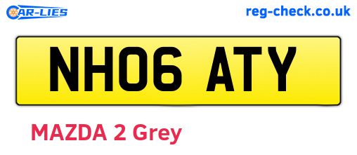 NH06ATY are the vehicle registration plates.