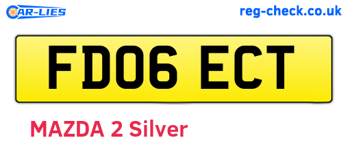 FD06ECT are the vehicle registration plates.