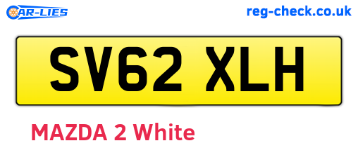 SV62XLH are the vehicle registration plates.