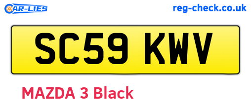 SC59KWV are the vehicle registration plates.