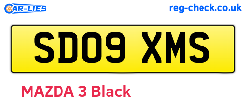 SD09XMS are the vehicle registration plates.