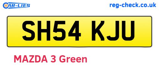 SH54KJU are the vehicle registration plates.