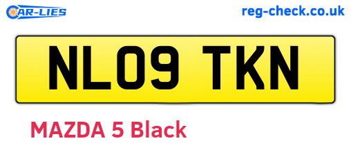 NL09TKN are the vehicle registration plates.