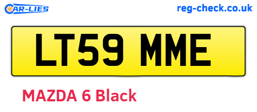 LT59MME are the vehicle registration plates.