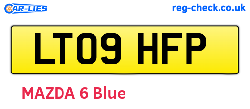 LT09HFP are the vehicle registration plates.