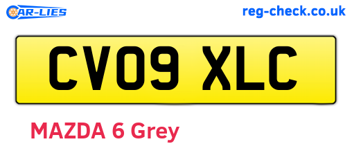CV09XLC are the vehicle registration plates.