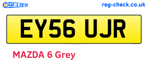 EY56UJR are the vehicle registration plates.