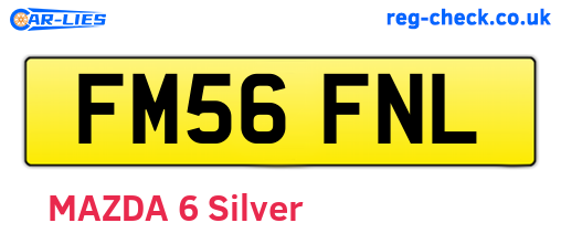 FM56FNL are the vehicle registration plates.