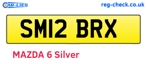 SM12BRX are the vehicle registration plates.