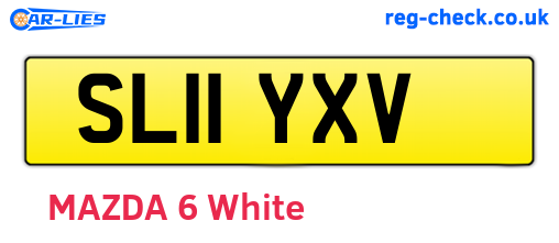 SL11YXV are the vehicle registration plates.