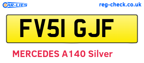 FV51GJF are the vehicle registration plates.
