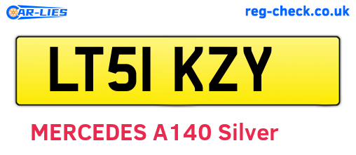 LT51KZY are the vehicle registration plates.