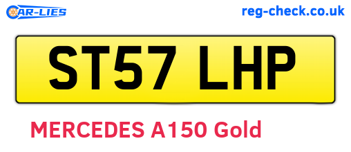 ST57LHP are the vehicle registration plates.
